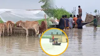 সিলেটে বন্যার পানি কমলেও অবনতি উত্তর-পশ্চিমাঞ্চলে